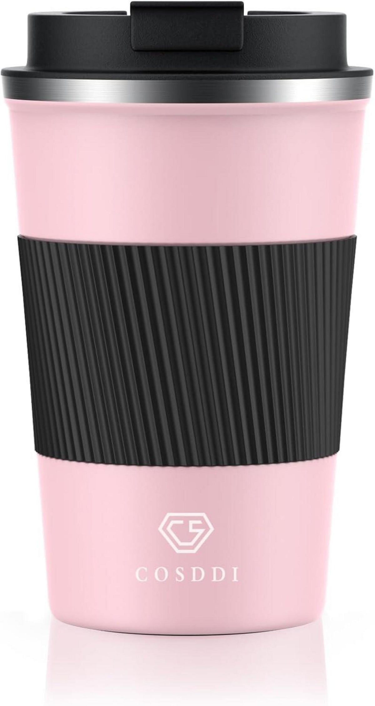 Isolierbecher Edelstahl Travel Mug 380ml Vakuum Reisebecher Autobecher