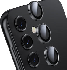 Kamera Schutzfolie gehärtetes Glas Samsung Galaxy A14 A34, Schwarz