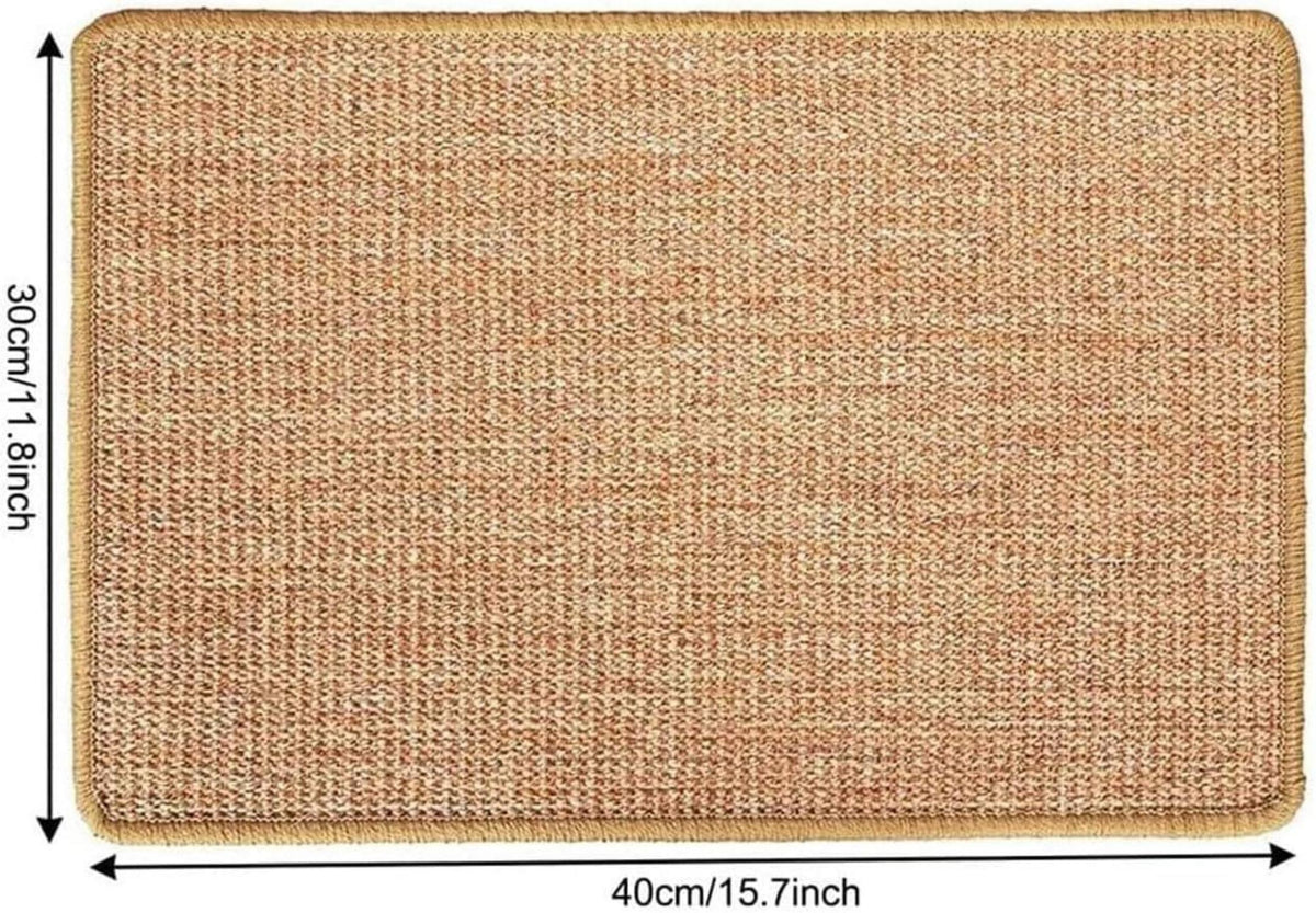 Kratzmatte Katze Sisal rutschfest Teppichschutz 30x40cm