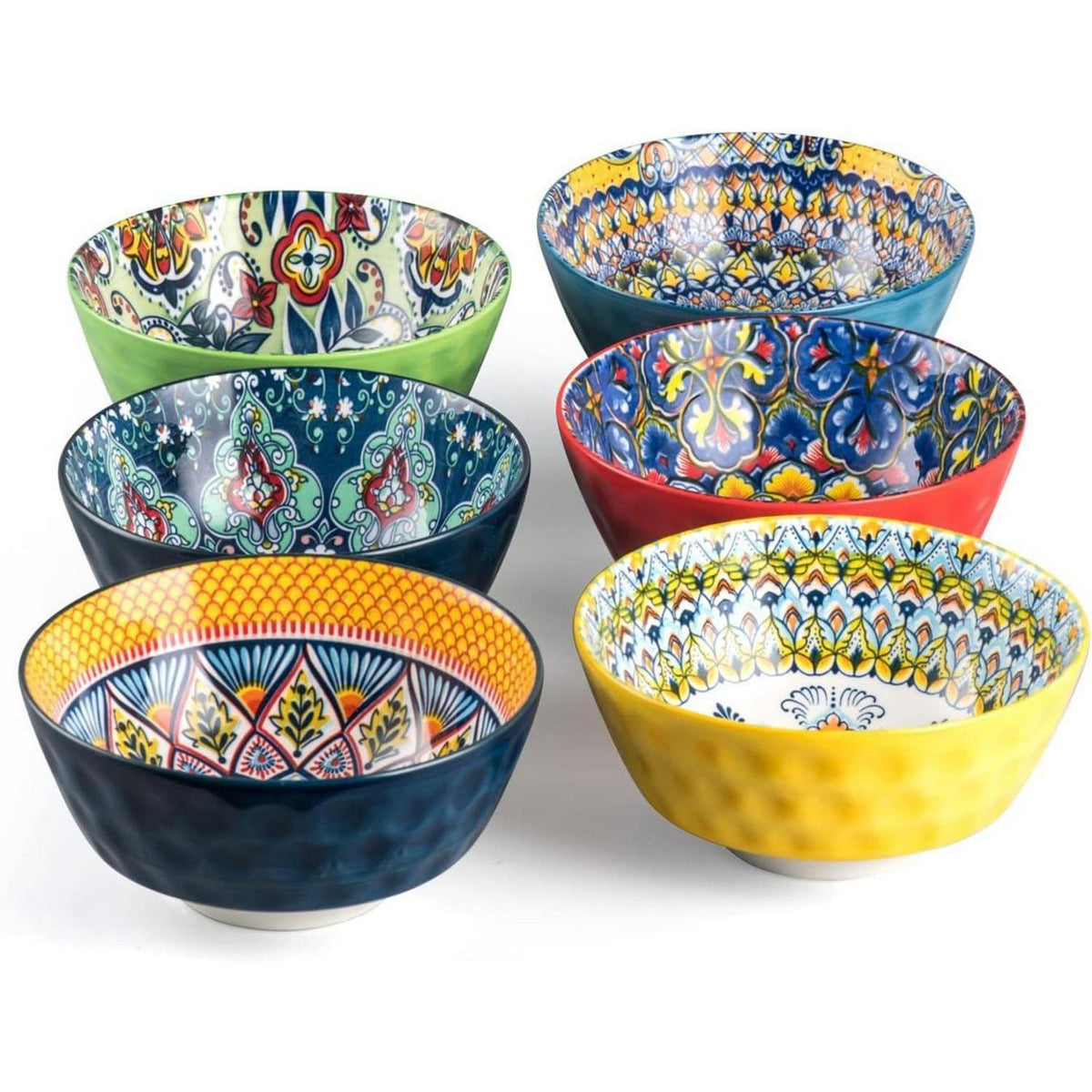Bohemian Dessertschalen 750ml, 6er Set, Keramik