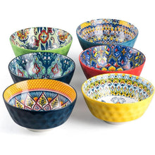 Bohemian Dessertschalen 750ml, 6er Set, Keramik