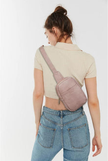 Telena Brusttasche Damen Mini Crossbody Bag Kunstleder