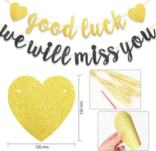 Abschiedsparty Deko We Will Miss You Banner Ruhestand