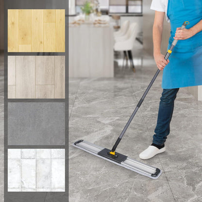 HEVOL Bodenwischer 90cm Wischmopp 360 Drehkopf Haushalt Büro reinigung