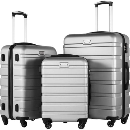 COOLIFE Koffer-Set 3tlg. – Hartschale mit TSA-Schloss