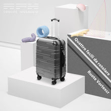 COOLIFE Hartschalen-Koffer Rollkoffer Reisekoffer ABS TSA 4