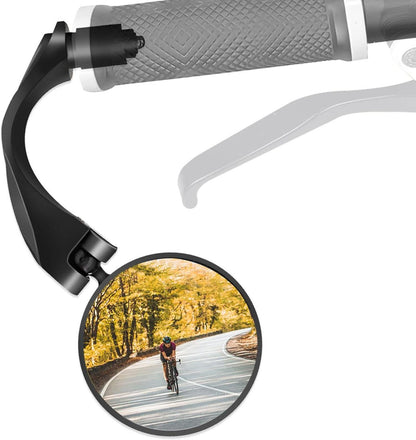 Fahrradspiegel Rückspiegel Lenkerendspiegel 360° Verstellbar E-Bike