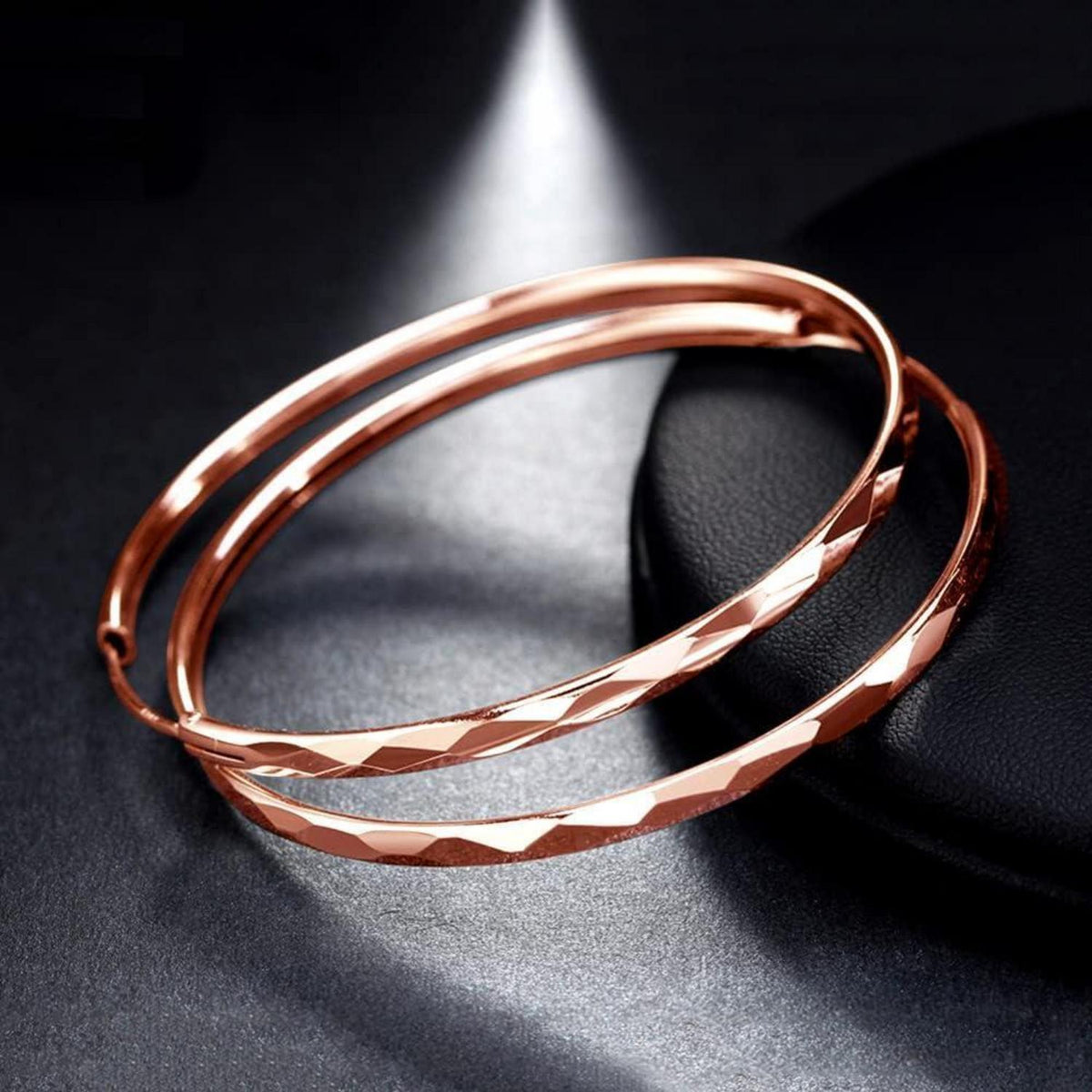Große Silber Creolen 925 - Hoop Ring Ohrringe Damen