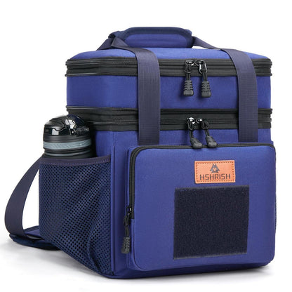 Taktische Lunchtasche Blau, 15L, Isolierkühltasche für Arbeit & Outdoor