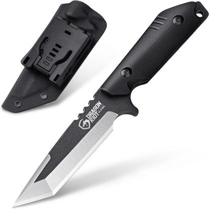 DRAGON RIOT Tanto Outdoor Bushcraft Survival Messer mit Kydex Scheide
