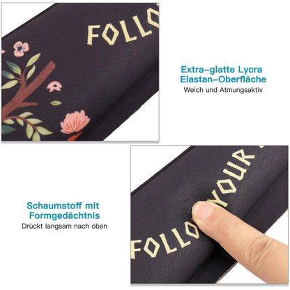 Ergonomisches Mauspad mit Handauflage, Eukalyptus Grün