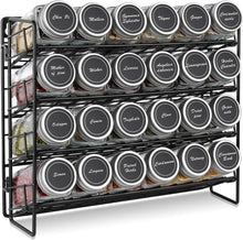 Gewürzregal Organizer für Schränke mit Haken & Wandmontage