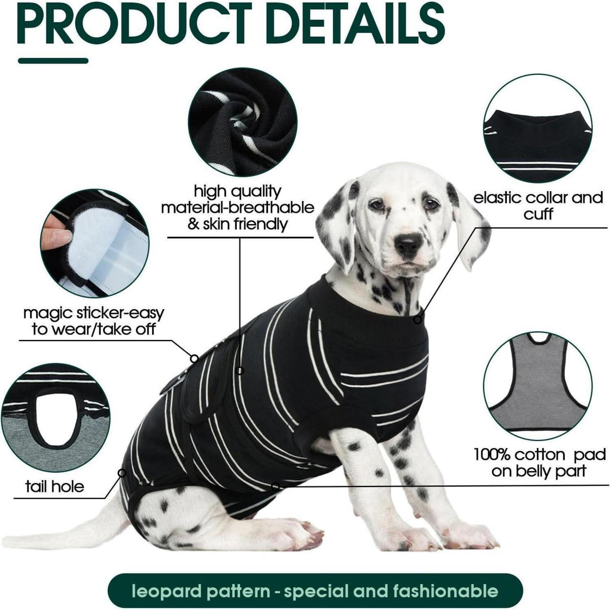 Atmungsaktiver OP-Hundebody XXL – Wundschutz & E-Halsband Alternative