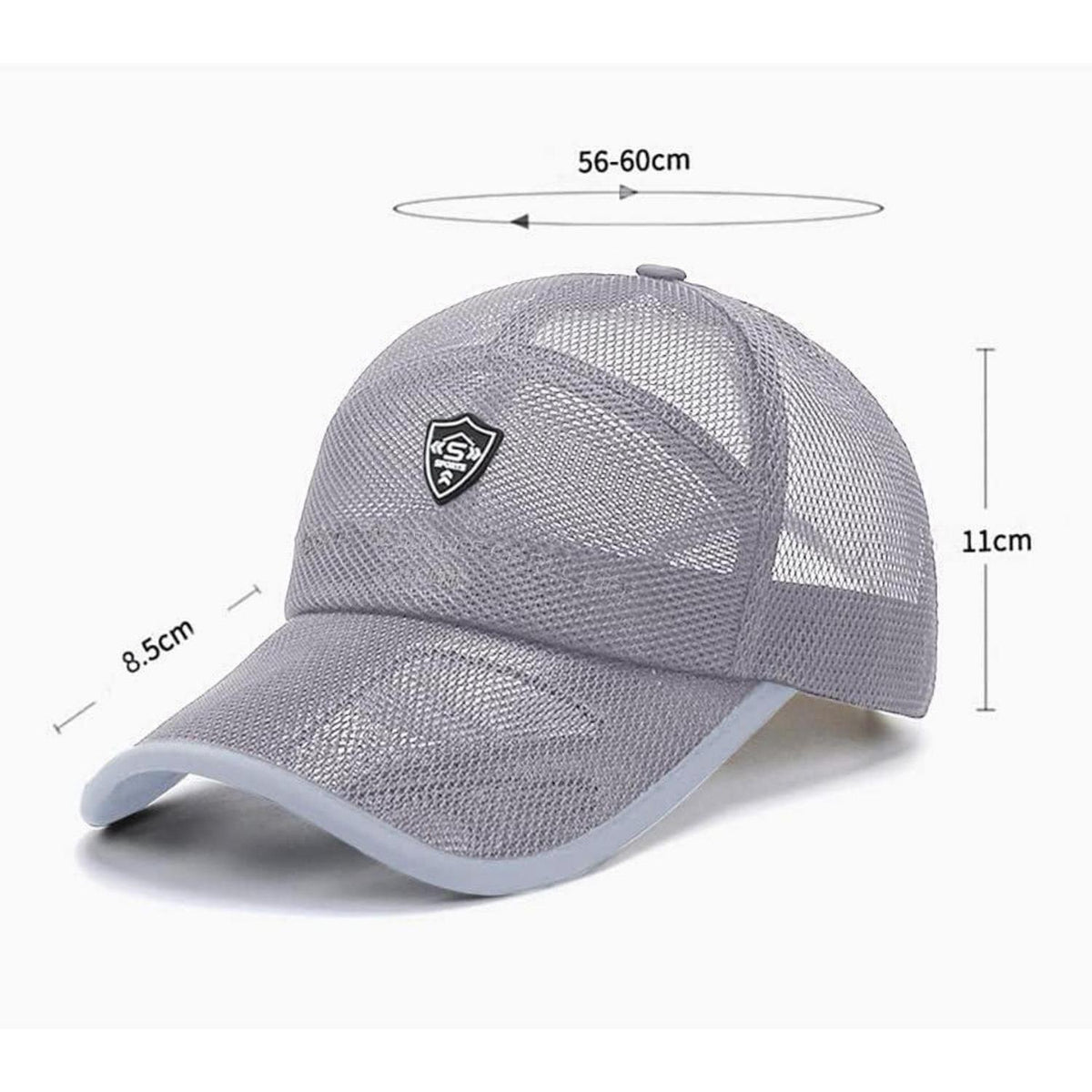 Sommer Baseball Cap Herren Damen Mesh Atmungsaktiv, Einstellbar