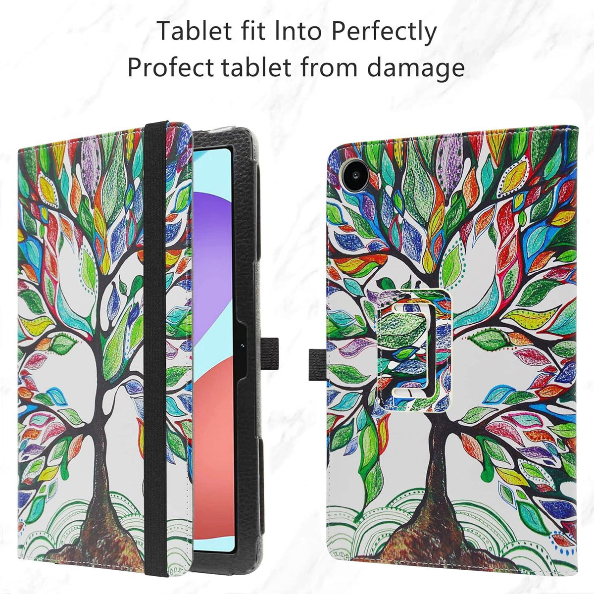 LiuShan Tablet Hülle für ALLDOCUBE iPlay 50 Pro Max 10 Zoll - Love Tree