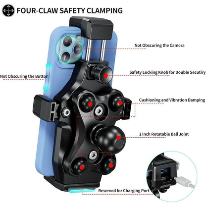 Motorrad Gabelschaft Handyhalterung Anti-Vibration BMW Kompatibel