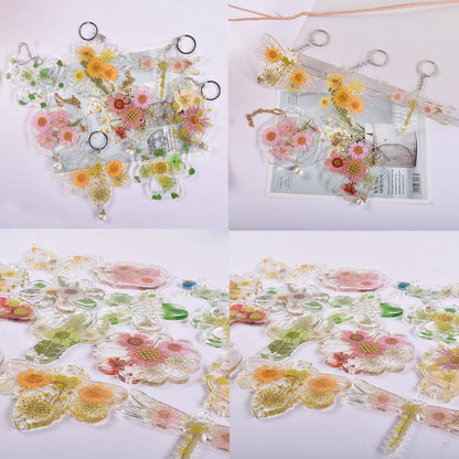 Silikonform Epoxidharz Ohrringe & Anhänger Set mit Zubehör