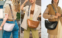 Weiche-Leder Umhängetasche Damen Groß Crossbody Bag Vintage