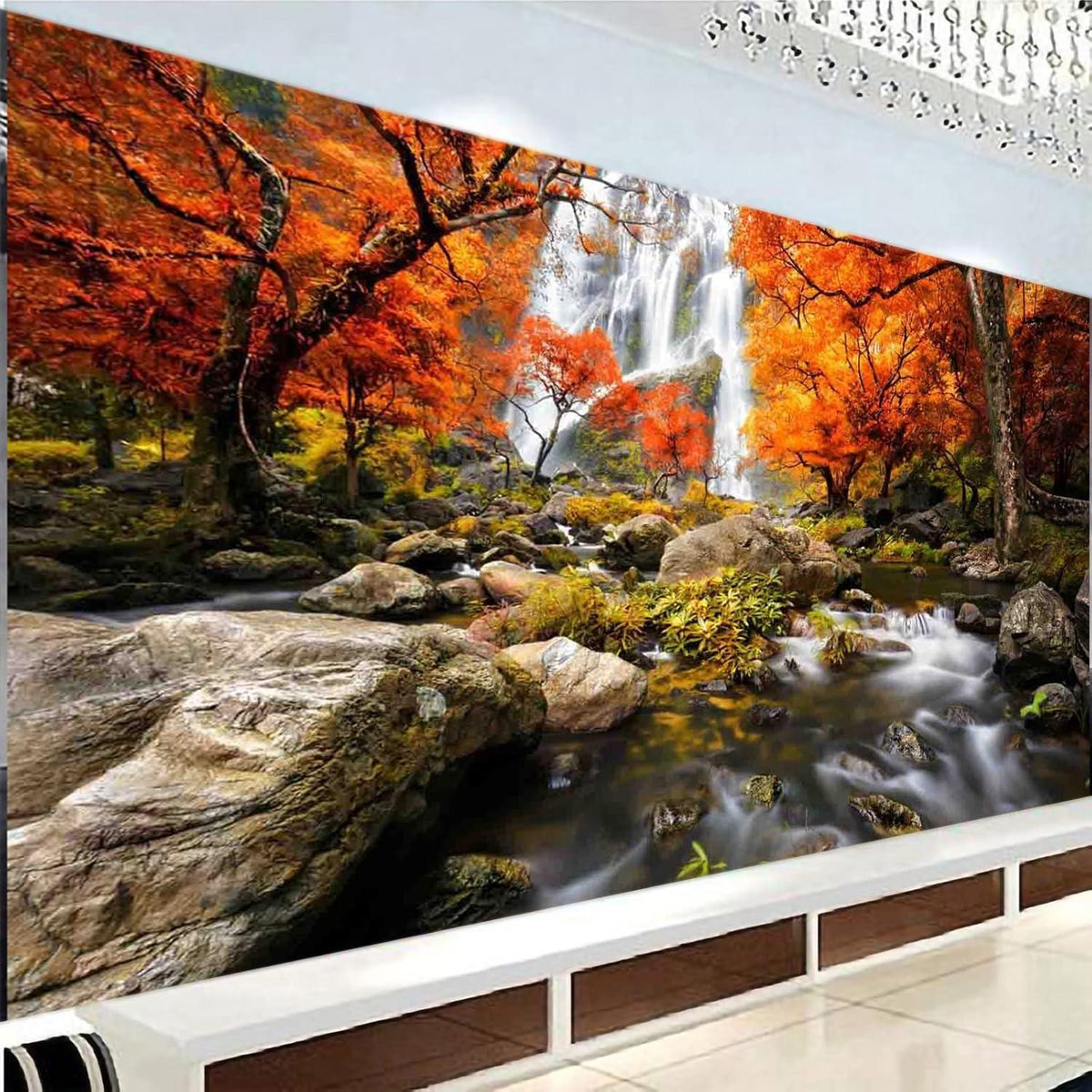 Trayosin 5D Diamond Painting Wasserfall Natur XXL Diamant