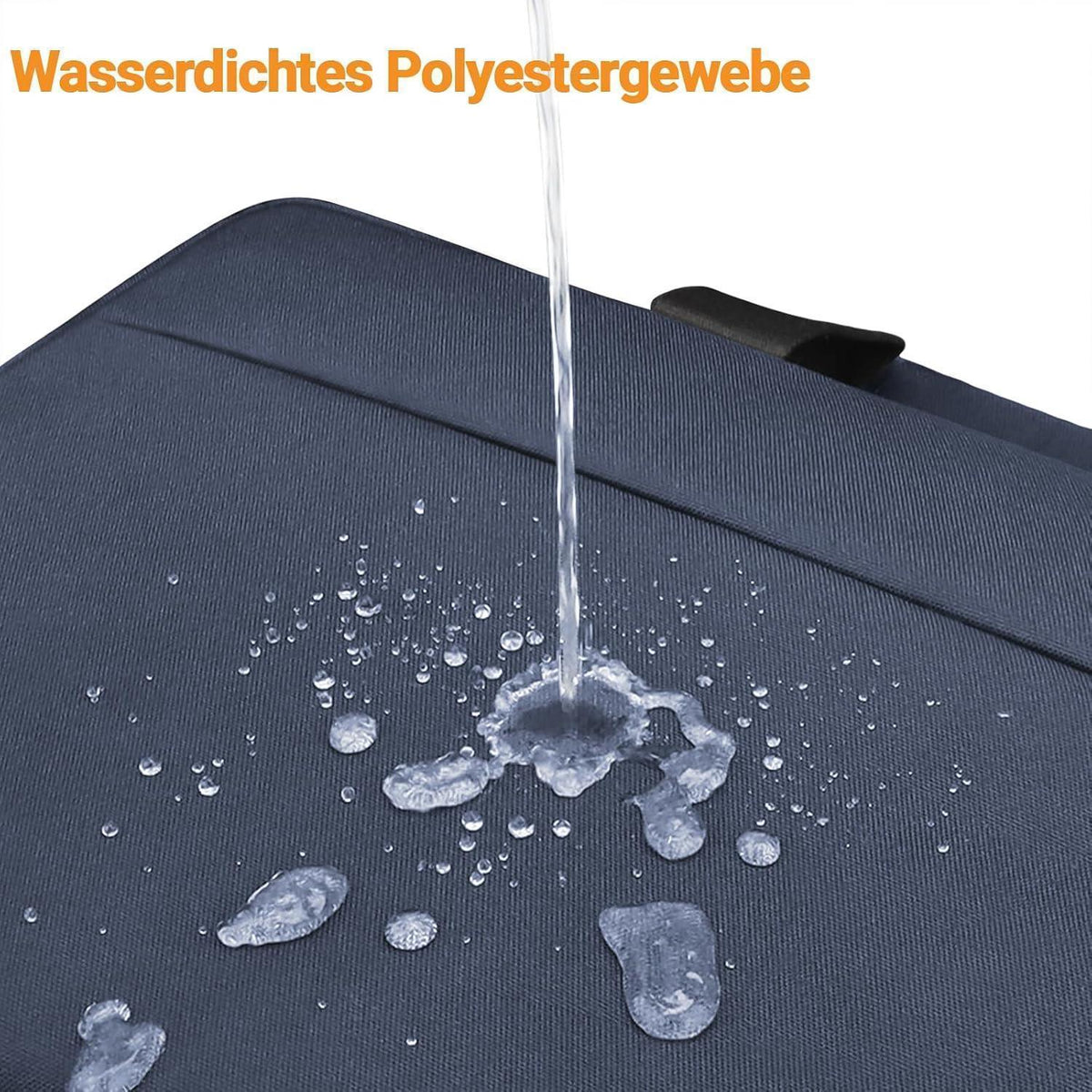 Laptoptasche 15,6-16 Zoll wasserdicht mit Schultergurt dunkelblau
