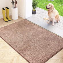 Schmutzfangmatte Innen waschbare Fußmatte 80x120 cm Braun