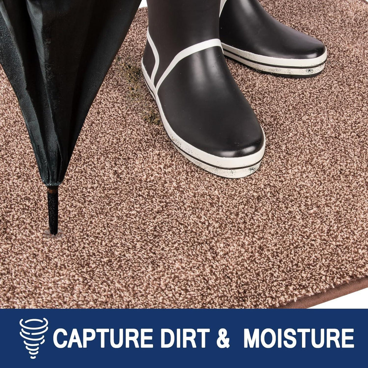 Fußmatte Schmutzfangmatte Innen rutschfest Maschinenwaschbar 60x90cm