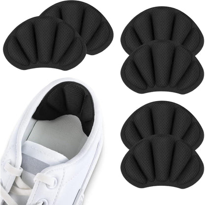 Sneaker Fersen Reparatur Patches, 3 Paar, Schwarz