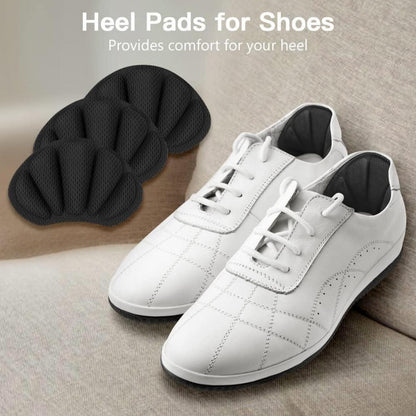 Sneaker Fersen Reparatur Patches, 3 Paar, Schwarz