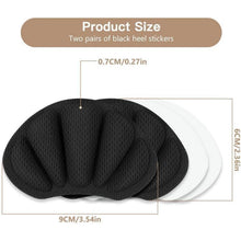 Fersen Reparatur Patches für Sneaker & Schuhe – 2 Paar Schwarz