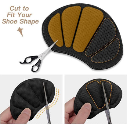 Fersen Reparatur Patches für Sneaker & Schuhe – 2 Paar Schwarz