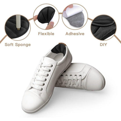 Fersen Reparatur Patches für Sneaker & Schuhe – 2 Paar Schwarz
