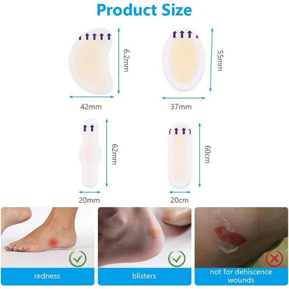 Blasenpflaster Hydrogel Wasserdicht 16 Stück