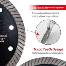 Diamant-Trennscheibe 230mm 10 Stück, superdünn, für Fliesen