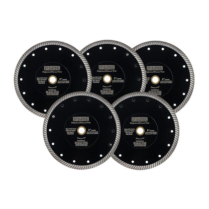 Diamant-Sägeblatt 200mm 5 Stück Superdünn für Fliesen & Stein