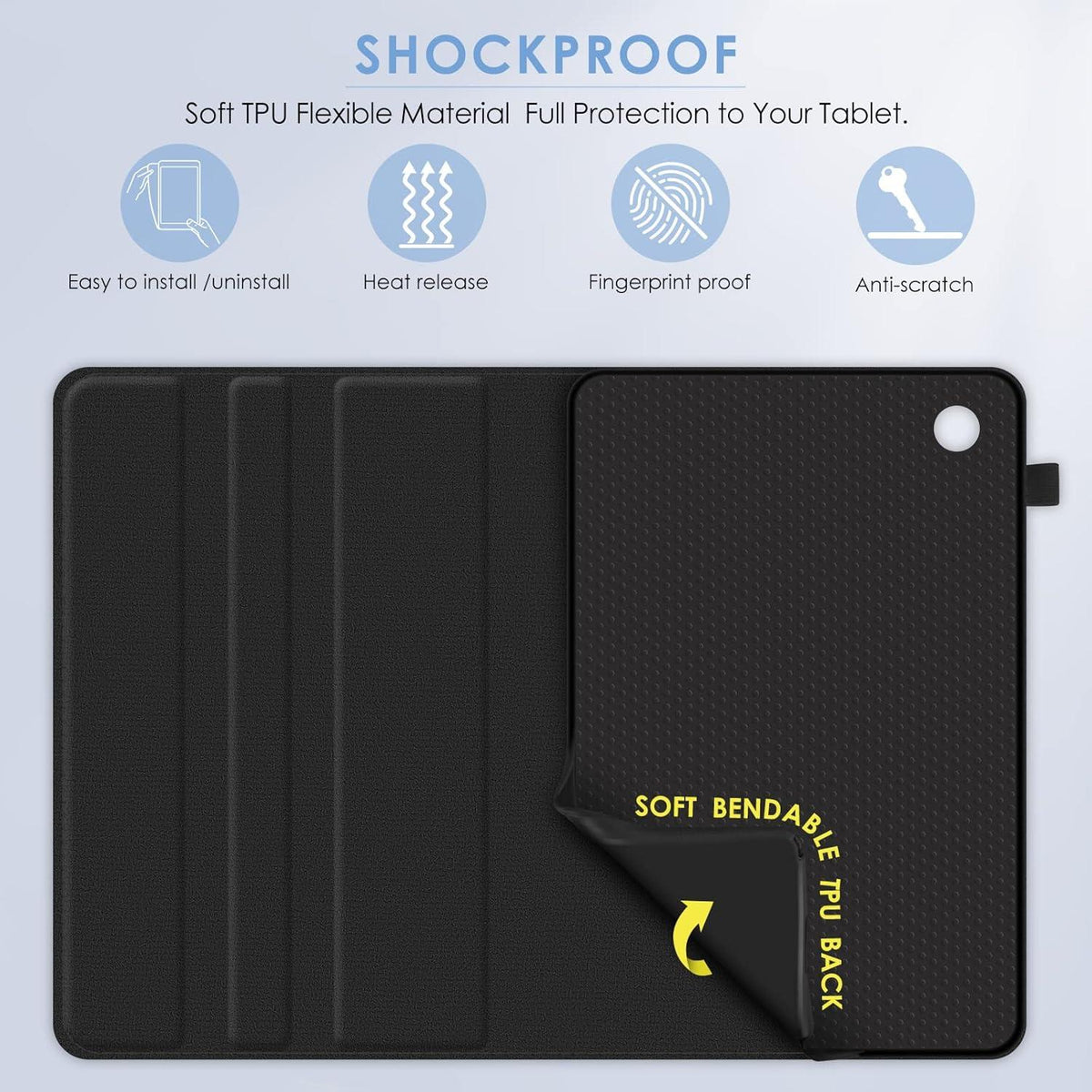 KATUMO Hülle Samsung Galaxy Tab A8 10,5 Zoll SM X200 X205 Flip Cover