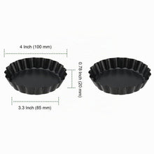 10 Mini Tarteformen mit Hebeboden – Antihaft & Rostfrei