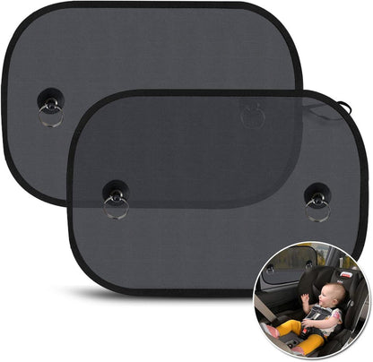 Sonnenschutz Auto Baby mit UV Schutz, Seitenfenster Sonnenblende 2