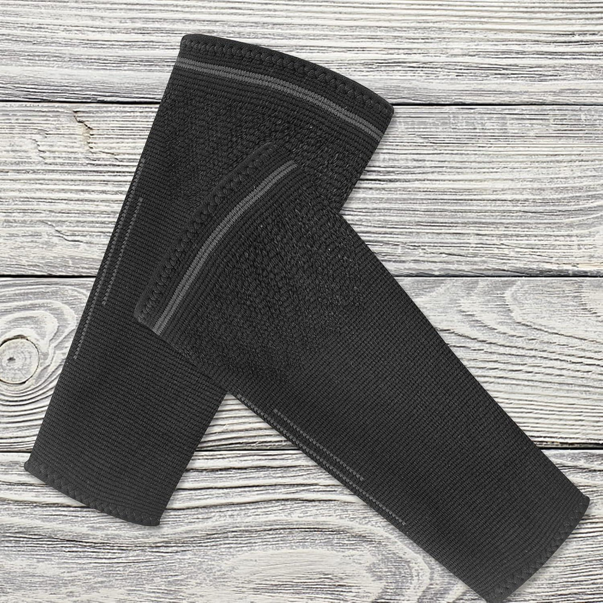 Volleyball Armschoner Kompression Schwarz M