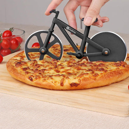 Fahrrad-Pizzaschneider mit Antihaftbeschichtung und scharfen