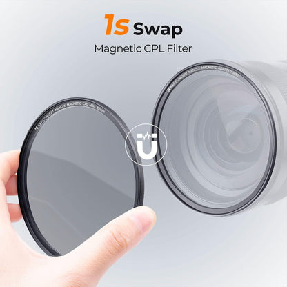 77mm Magnetischer CPL-Filter + Adapterring, Nano-X-Serie