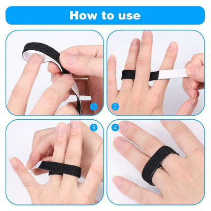 Finger-Schienen 10er Set atmungsaktiv verstellbar