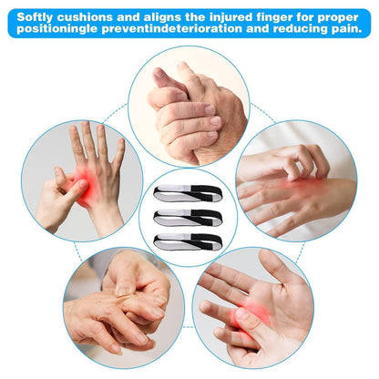 Finger-Schienen 10er Set atmungsaktiv verstellbar