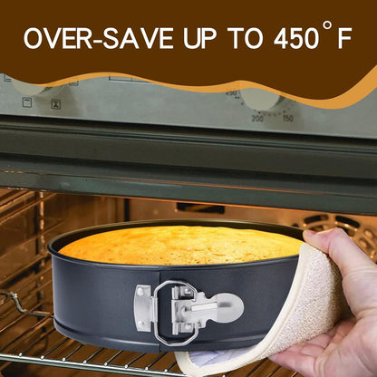 Kuchenform Rund Antihaftbeschichtet 18 cm Schwarz