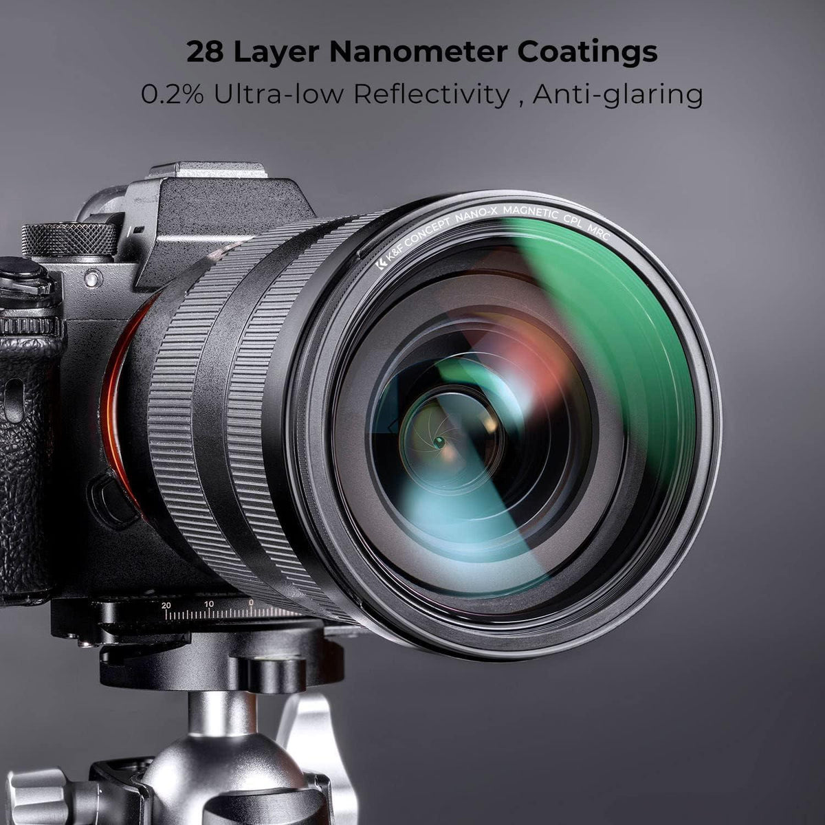 Magnetischer CPL Filter 62mm – Polarisationsfilter für Brillante Aufnahmen