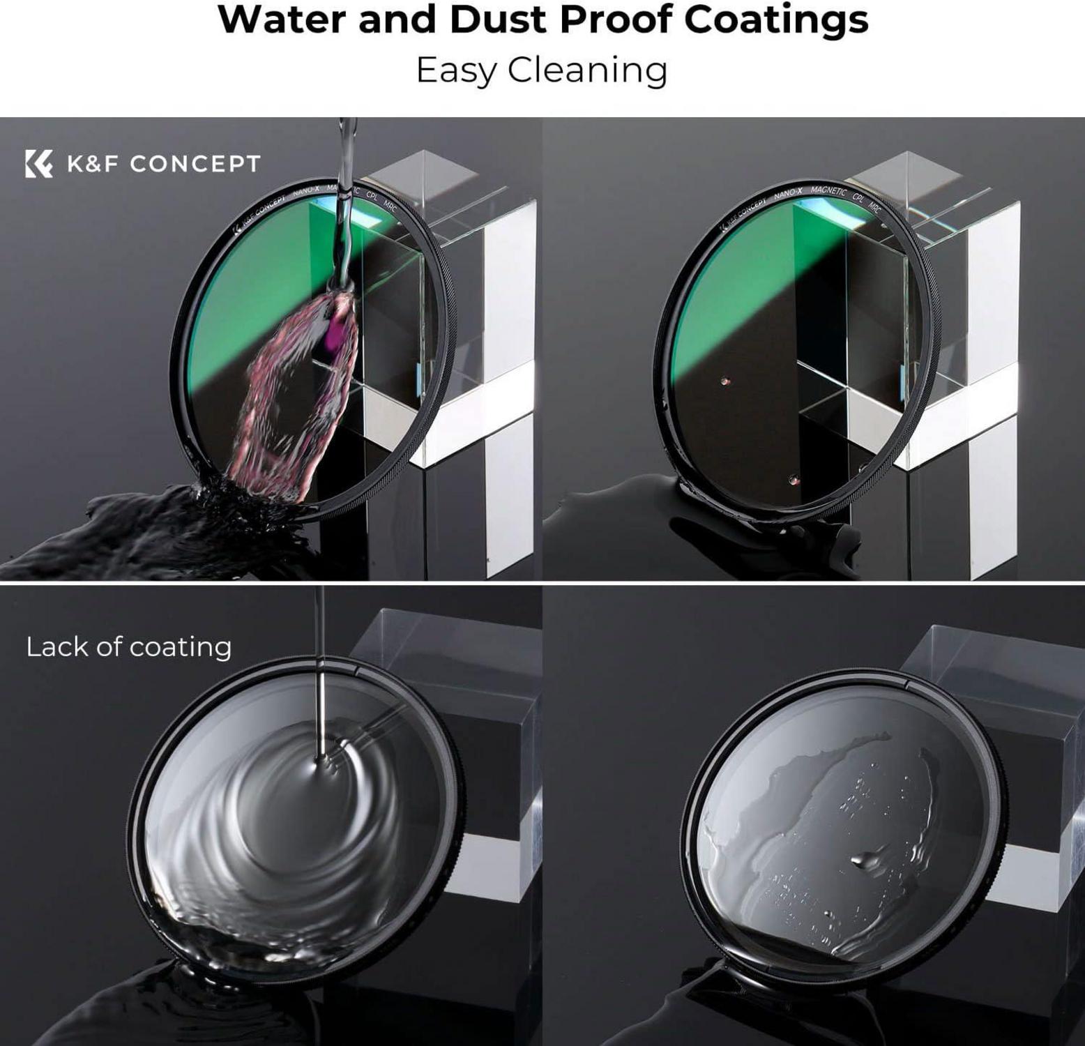 72mm Magnetischer Polfilter mit Adapterring Nano X-Serie erstklassig