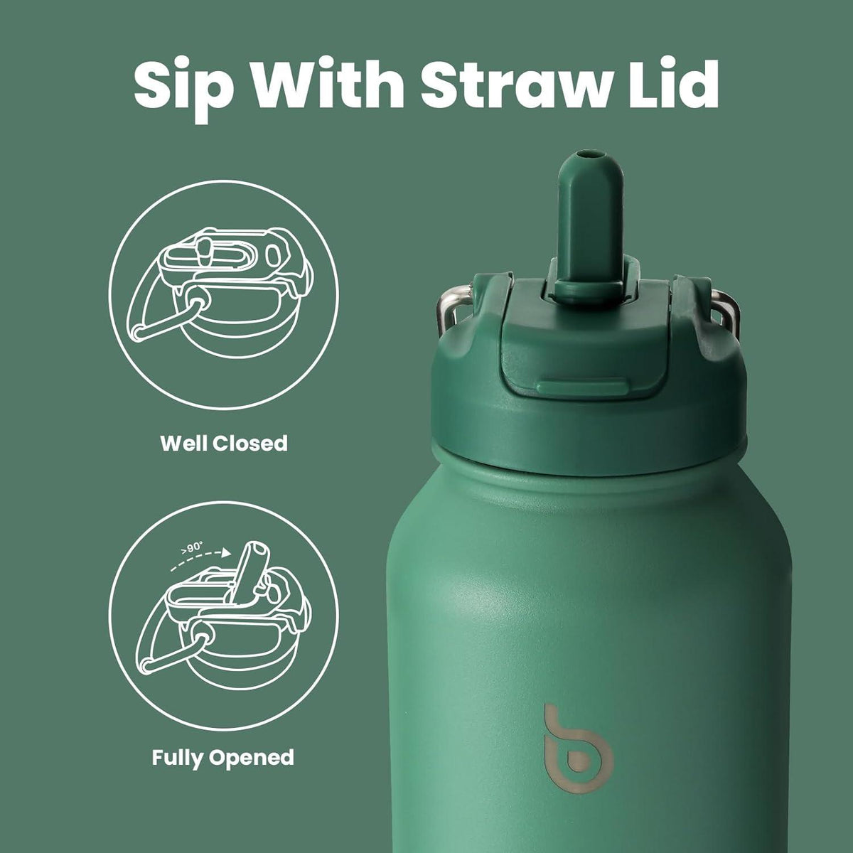 Isolierte Wasserflasche 1,2 l mit