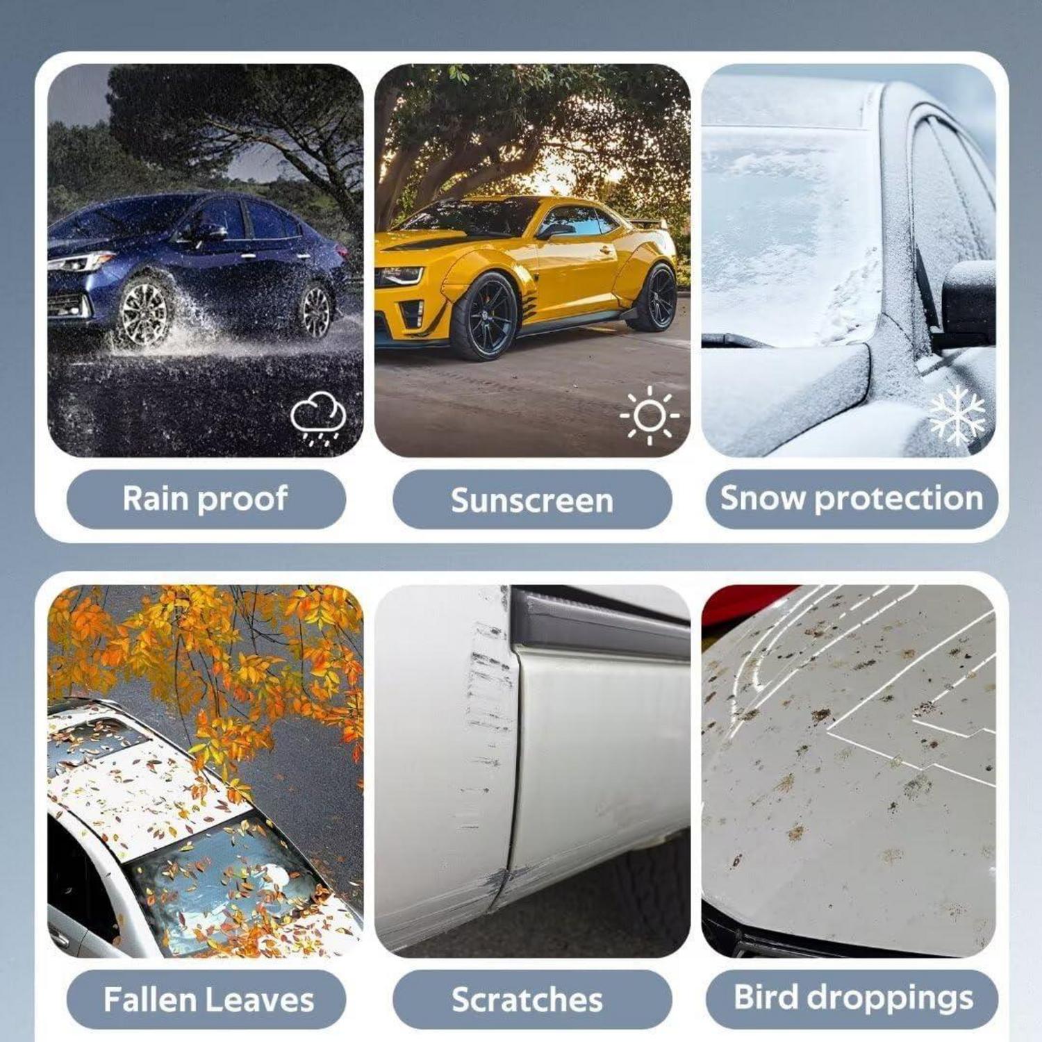Autoabdeckung Vollgarage atmungsaktiv Schutz vor Regen Snow UV