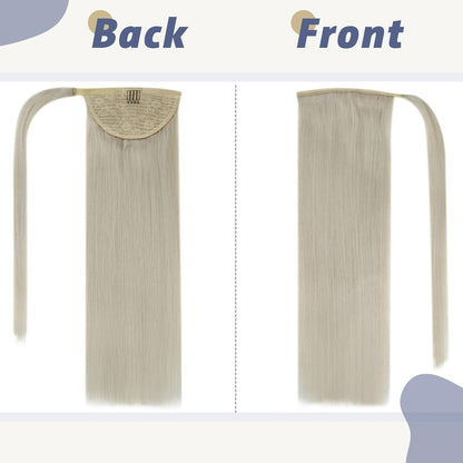 Blond Echthaar Pferdeschwanz Extension #60 – 45cm, 80g