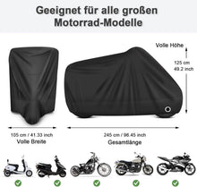 Motorrad Abdeckplane 190T Wasserdicht Winterfest