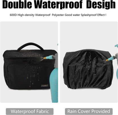 Kameratasche XL wasserdicht für Canon Nikon Sony Fuji DSLR Schwarz